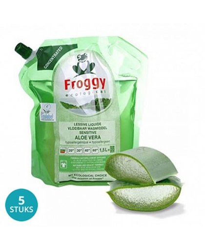 Froggy Vloeibaar Wasmiddel Aloe Vera 20 Wasbeurten Voordeelverpakking