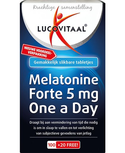 Lucovitaal Melatonine Forte One A Day 5mg Tabletten