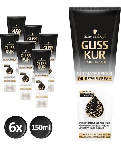 Gliss Kur Ultimate Repair Oil Repair Cream Voordeelverpakking