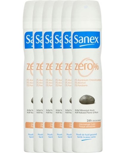 Sanex Deodorant Deospray Zero Sensitive Skin Voordeelverpakking