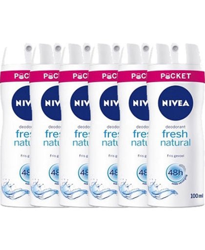 Nivea Deodorant Deospray Fresh Voordeelverpakking