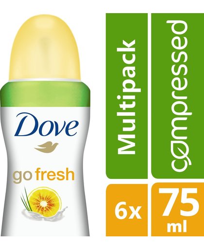 Dove Deodorant Spray Compressed Go Fresh Grapefruit Voordeelverpakking