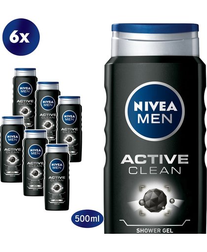 Nivea Men Douchegel Active Clean Voordeelverpakking