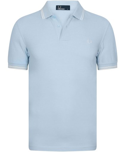 Fred Perry Slim Fit Twin Tipped polo blauw