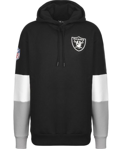New Era Nfl Colour Block Oakland Raiders hoodie zwart