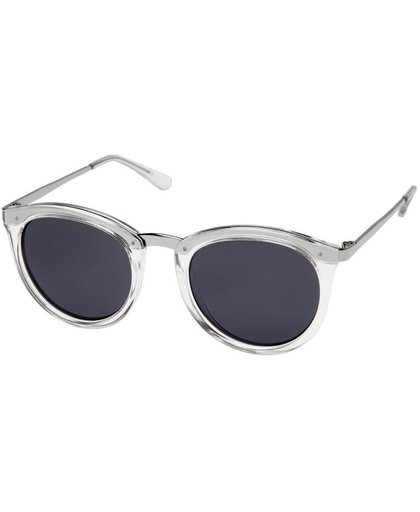 Le Specs No Smirking zonnebril clear/silver