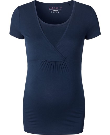 Esprit Soepel, stretchy shirt voedingsfunctie Night Blue for Women Maat L