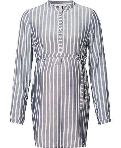 Esprit Lange blouse met lange knoopsluiting Night Blue for Women Maat 36