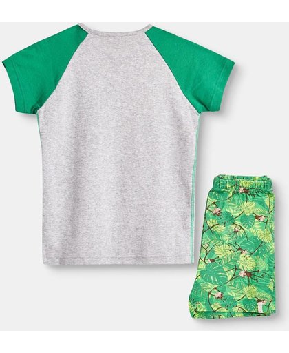 Esprit Pyjama met grappige apenprint Dark Teal Green for Boys Maat 116/122