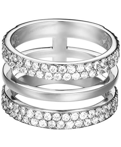 Esprit Hoogwaardige ring van metaal met zirkonia for Women Maat 18