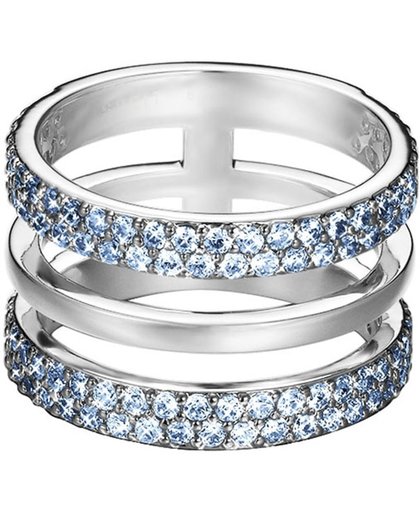 Esprit Hoogwaardige ring met blauwe zirkonia for Women Maat 17