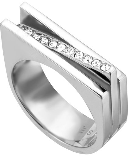 Esprit Opvallende ring met zirkonia, van edelstaal for Women Maat 17