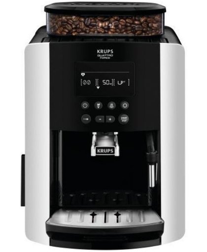 Krups EA817810 Vrijstaand Volledig automatisch Espressomachine 1.7l 2kopjes Zwart, Zilver koffiezetapparaat