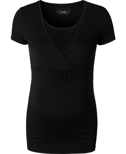 Esprit Soepel, stretchy shirt voedingsfunctie Black for Women Maat XL
