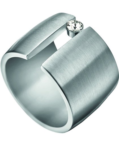 Esprit Brede ring met zirkoniasteen for Women Maat 18