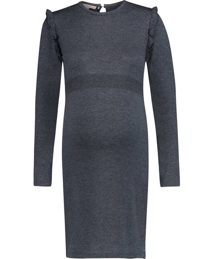 Esprit Gebreide jurk met ruches Night Blue for Women Maat XL