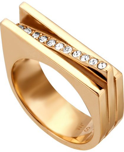 Esprit Opvallende ring met zirkonia, van edelstaal for Women Maat 18