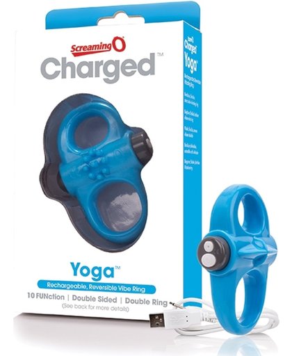 The Screaming O - Charged Yoga Vibe Ring Blauw