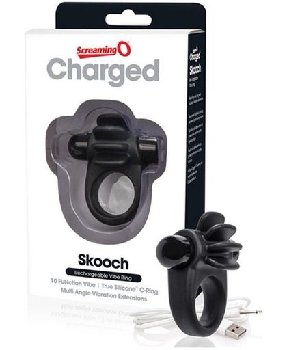 The Screaming O - Charged Skooch Ring Zwart