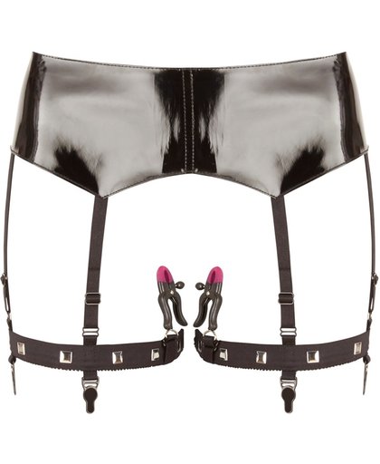 Suspender Belt with Clamps S-L