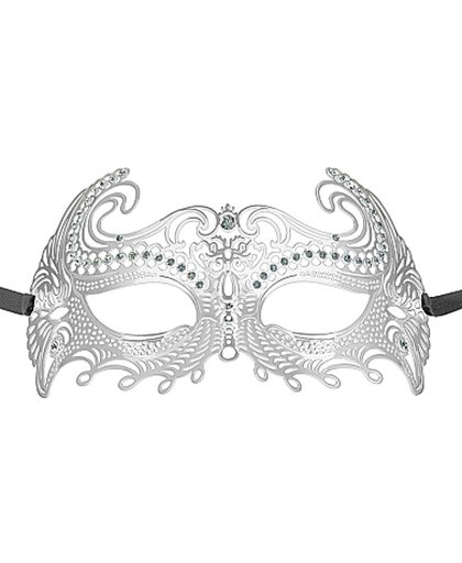 Sea Goddes Masquerade Mask - Silver