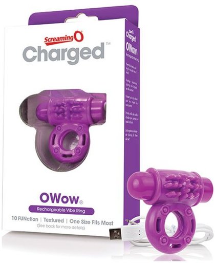 The Screaming O - Charged OWow Vibe Ring Paars