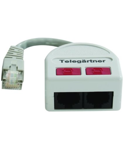 Teleg rtner J00029A0006 Wit kabeladapter/verloopstukje
