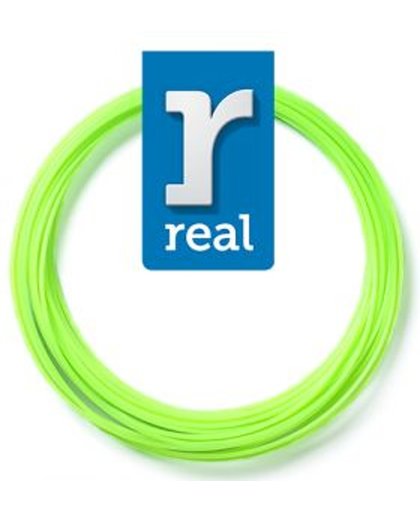10m High-quality PLA 3D-pen Filament van Real Filament kleur fluoriserend groen