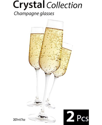 Cuisine Champagne glazen (set van 2)