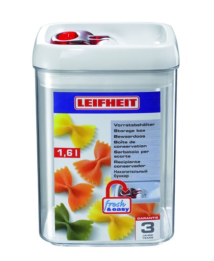 Leifheit 31211 Voorraadbus Fresh & Easy Hoekig 1,6 L
