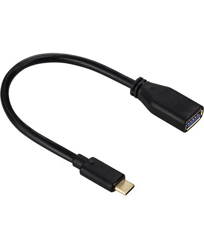 Hama USB-C-kabel USB 3.1 Gen 1 USB-C-stekker ? USB-A-koppeling 5Gbit/s 0,15m