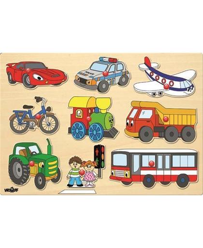 Woody inzet puzzel transport 91906