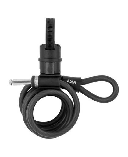 AXA Newton kabelslot plug-in 150 cm x 10 mm zwart