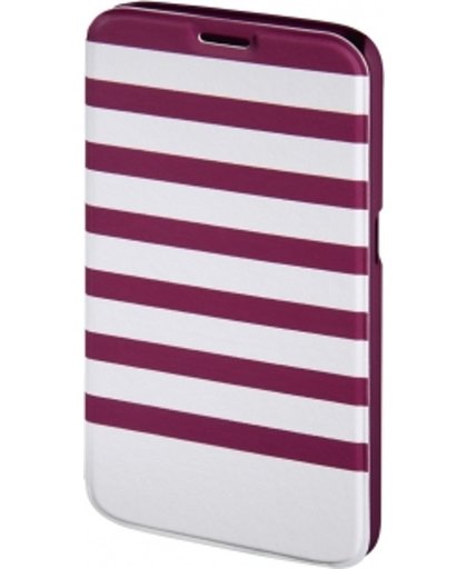 Hama Booklet Stripes Galaxy S6 Paars/wit