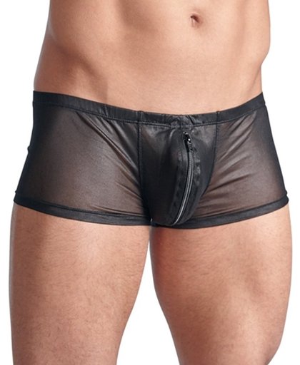 svenjoyment underwear Mannenboxer Met Rits - Zwart