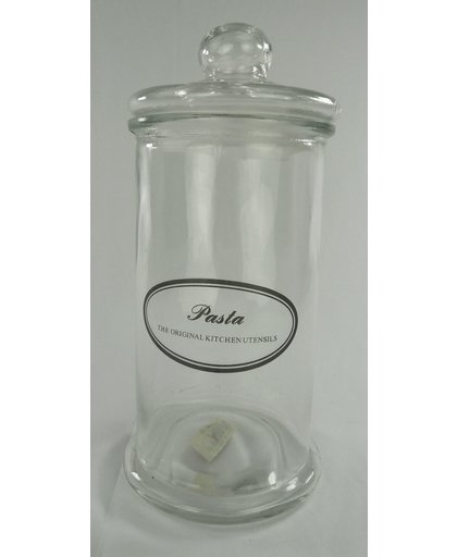Voorraadpot glas Pasta 28 cm hoog
