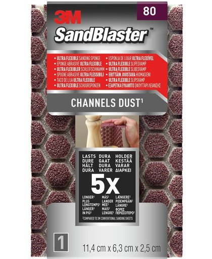 3M SandBlaster Ultraflex schuurspons k80