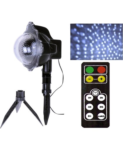 Laser projector sneeuwvlokken met afstandsbediening
