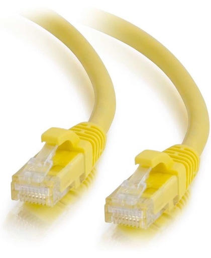 C2G 1,5m Cat6 Booted Unshielded (UTP) netwerkpatchkabel - geel netwerkkabel
