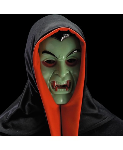 Masker Vampier met capuchon (hard PVC) - Halloween Masker