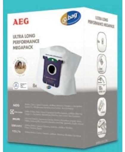 AEG GR210M kit stofzakken 8 S-bags Ultra Long Perfomance, 1 microfilter & 1 motorfilter