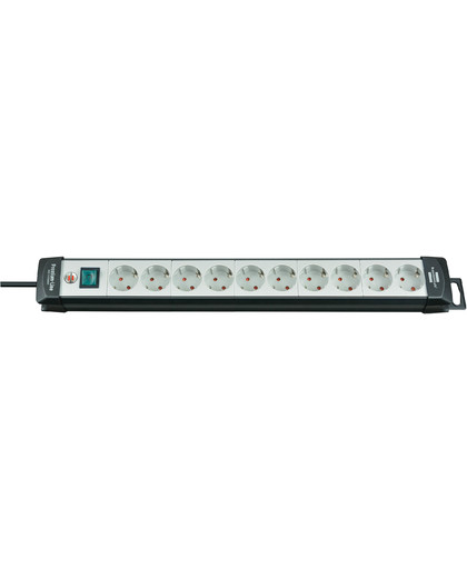 Brennenstuhl Premium-Line 10 prises noir/ gris clair 3 m H05VV-F 3G1,5