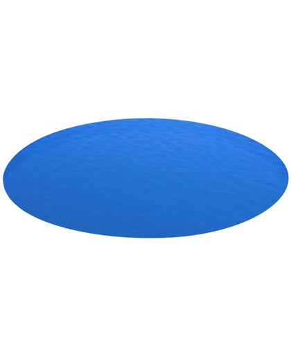 vidaxl Bâche de piscine bleue ronde en PE 549 cm - VIDAXL