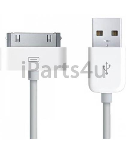 iParts4u Dockconnector naar USB Kabel iPad, iPod en iPhone Wit