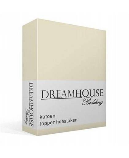 Dreamhouse Bedding katoen topper hoeslaken - Lits-jumeaux (180x200 cm)