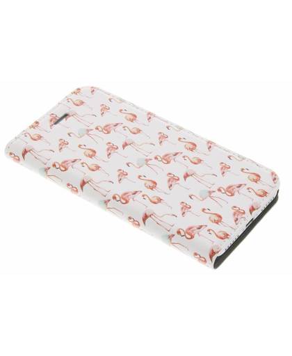 Flamingo Design Booklet voor de iPhone 8 / 7