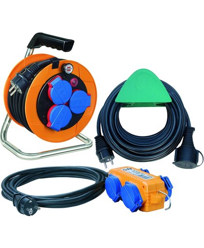 Brennenstuhl Power-Pack Enrouleur de câble 10m H07RN-F 3G1,5/ Cordon