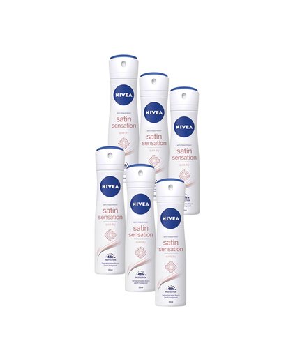 Satin sensation deodorant spray - voordeelverpakking 5+1 gratis