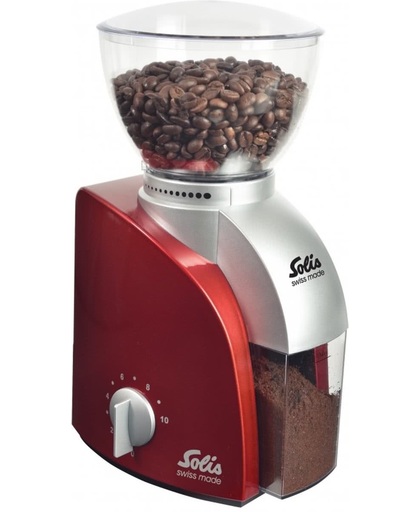 SOLIS Scala Grinder rood - Type - 166 - koffiemolen