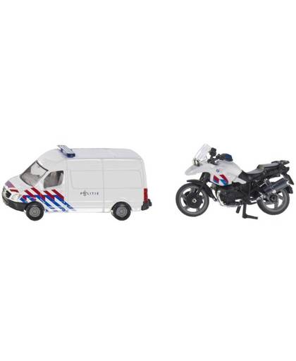 Siku Nederlandse politie speelgoedauto en motor set
